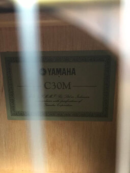 klasicka gitara yamaha C30M - 4