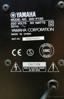 Subwoofer Yamaha SW-P130 - 4
