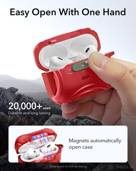 puzdro pre AirPods Pro 2, kompatibilné s AirPods Pro 2. a 1 - 4