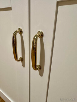 IKEA PLATSA - 2x vysoká biela komoda - zmontovaná sada - 4