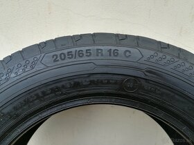 Letné pneumatiky 205/65 R16C Continental, 2ks - 4