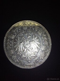 Rakúsko Uhorsko - František Jozef I. 5 Koruna Korún 1909 KB - 4