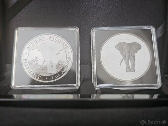 Somalia 2x 1oz. 2025 Silver Elephant Black and White Edition - 4