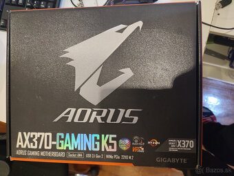 Predám vyskladaný počítač Gigabyte AX370-Gaming K5 - 4