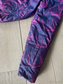 Obojstranná dievčenská bunda 146/152, Decathlon - 4