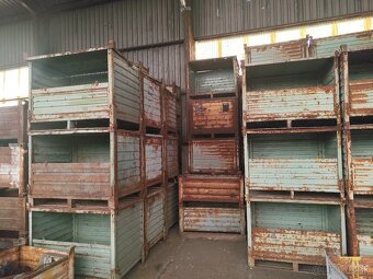 PREDÁM POUŽITÉ KOVOVÉ PALETY, BEDNE - 4