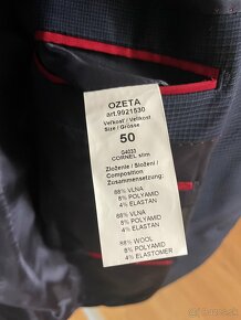 Pánsky oblek, sako a nohavice Ozeta - 4