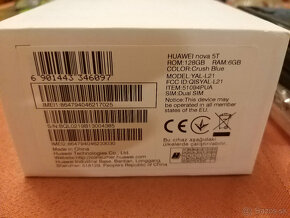 Huawei Nova 5T 6/128 GB Dual Sim + 10 Obalů - 4