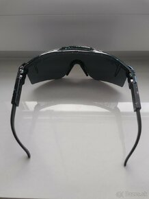Športové slnečné okuliare Pit Viper (čierne-fialové sklo) - 4