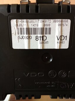 Budíky Fabia 2011 1.6 tdi - 4
