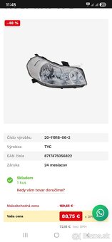Predné svetlá suzuki sx4 - 4