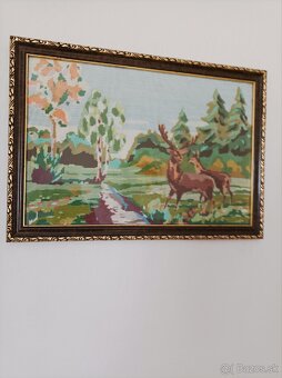 Vyšívané obrazy gobelíny - 4