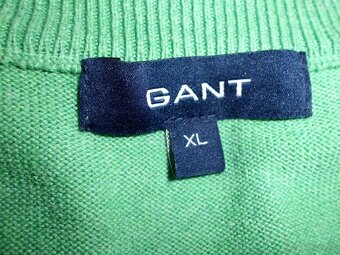 Gant pánsky sveter zelený melír XL - 4