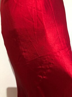 červene plesove šaty, vel S - 4