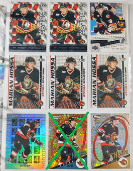 Predám hokejové kartičky Marián Hossa 4 - 4