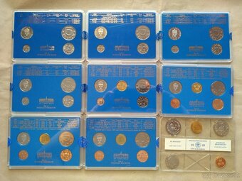 Švédske a Nórske sady mincí - 4