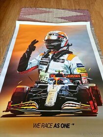 Lando Norris F1 canvas plátnovy plagát - 4