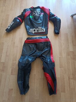 Aprilia 2- dielná kožená kombinéza MMrace - 4