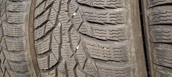 Predám 4ks jazdené zimné 225/45r17-91H Nokian - 4