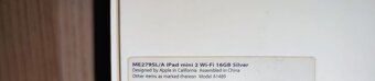 Predávam iPad mini 2 Wi-fi 16 GB Silver - 4