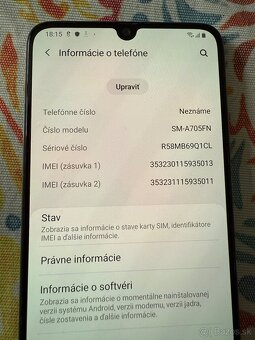 mobil samsung A70 - 4