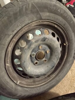 Zimné pneumatiky na plechových diskoch 195/65 R15 Matador - 4