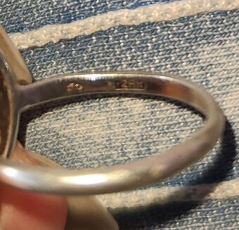 retro strieborný prsteň 2 - 4