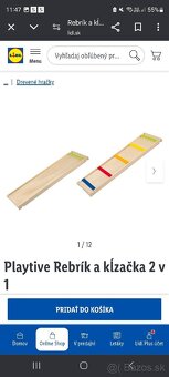 Rebrík s kĺzaciou časťou a trojuholník - 4