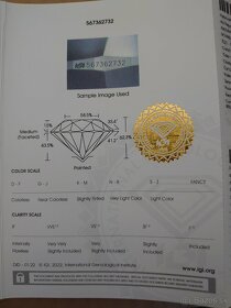 Diamant 0,55ct 3x"EX" - 4