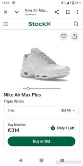 NIke Air Max Plus / Triple White - 4