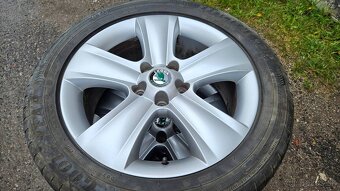 Na prodej: Originální ALU kola Škoda 17" s pneumat - 4