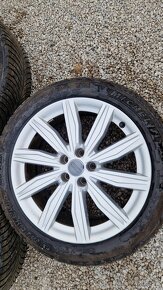 Audi hlíníkové disky + zimné pneumatiky Michelin Pilot Alpin - 4