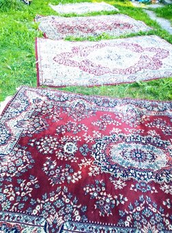 2x  vlnený koberec - 4