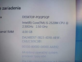 predám notebook HP PROBOOK 6460B , Windows 10. - 4