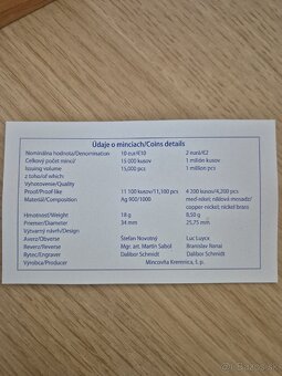 Pamätná sada mincí NBS: Alexander Dubček PROOF 10 + 2 - 4