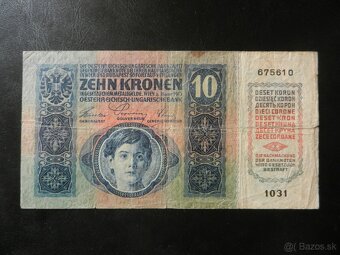 Staré vzácnejšie bankovky Rakúsko Uhorsko - 4