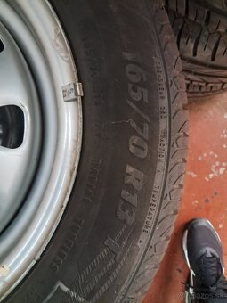 Predám letné kolesa 165/70 R13 Matador - 4