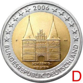 2 euro mince  nemecke mesta bu - 4