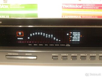 TOP stav MIDI HiFi equalizer TECHNICS SH-E51 = vyroba JAPAN - 4