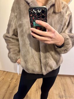 Predam krasny novy norkovy kozuch - 4