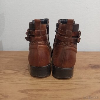 Kožené kotníkové čižmy - 4