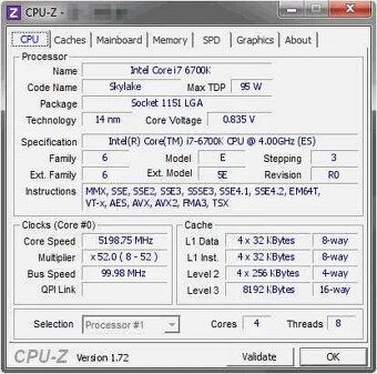 procesor I7-6700K LGA1151 - 4
