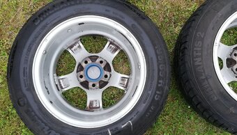 Kolesa - ALU DISKY 5x112 + Letné Pneu 195 65 R15 - 4