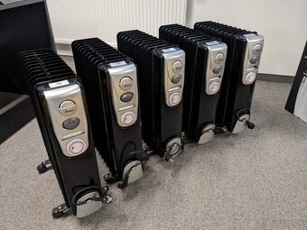 Olejový, elektrický radiátor s časovačom - 4