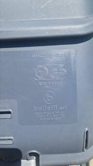 Detská sedačka na bicykel zadná BALELLI - 4
