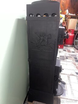 Nórska liatinova piecka - 4