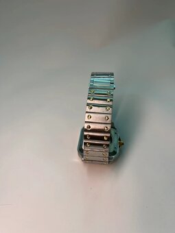 Seiko mod Santos silver gold - 4