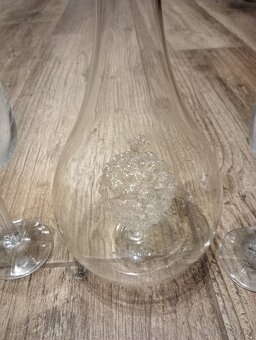 Predám sklenenú sadu na víno - 4