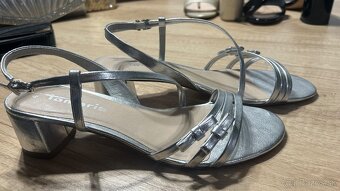 Spoločenské sandálky + večerná kabelka - 4
