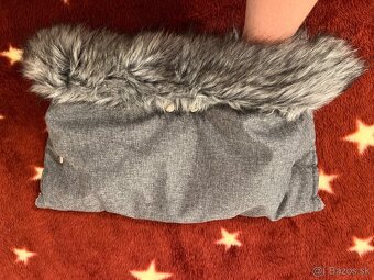 Rukávnik na kočík, sivý - 4